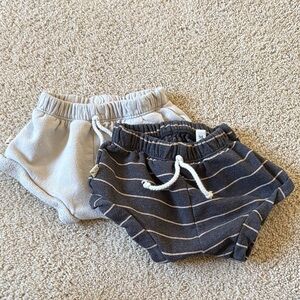 Striped and Solid Childhoods Shorts Set